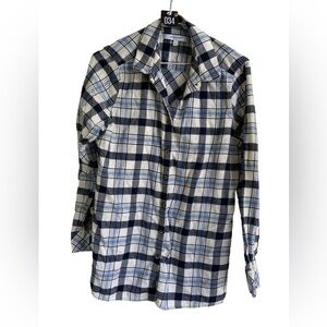 Foxcroft flannel size small